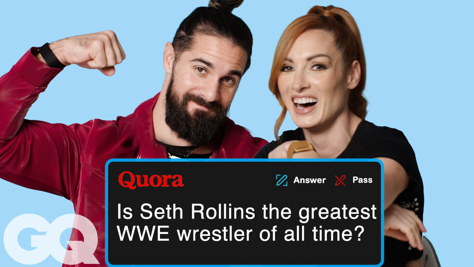 WWE Superstars Seth Rollins & Becky Lynch Reply To Fans Online